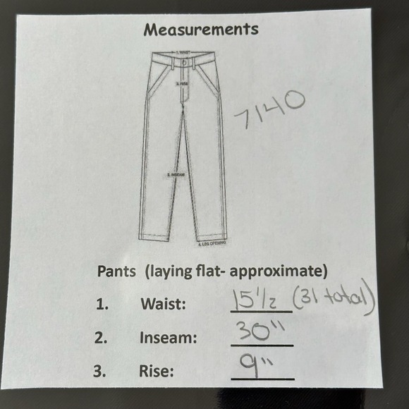 HUGO BOSS Black Wool Blend Dress Pants Flat Front Men Size 28R - Picture 5 of 8